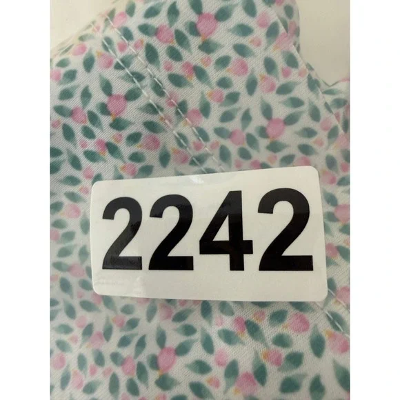 Johnnie-O Springwood Performance Polo Shirt Mens Large Porto Pink Geometric Golf - Picture 9 of 9